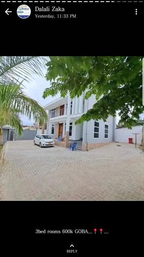 GOBA 2 BEDS...600K for rent