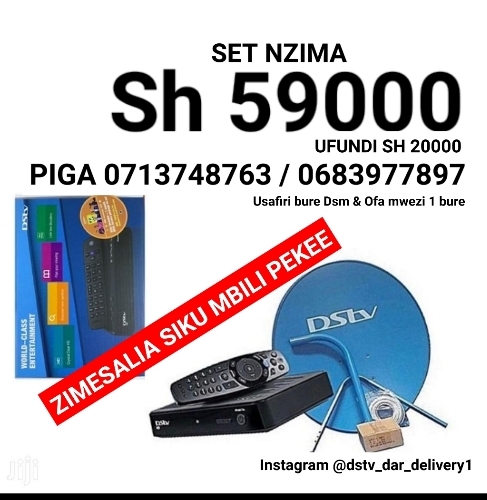 DStv-Tumesalia Na Nafasi Chache Sana Za Ofa Ya Kupata King'amuzi Kwa Sh 59000