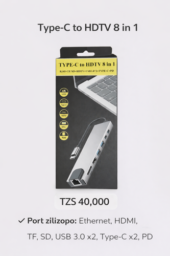 8 in 1 USB Adapter (Type C)