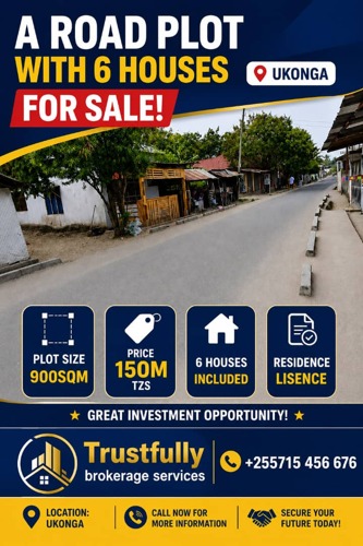 a road plot for sale