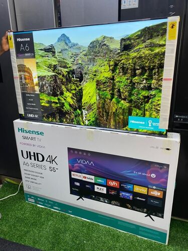 New Hisence smart tv inch 55 