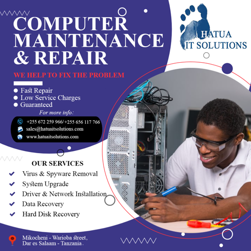 computer repair and maintenance