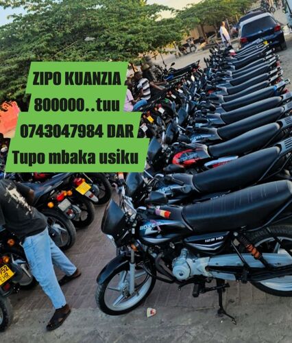 Pikipiki zipo nyingi 