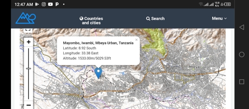 Plot for sale 800 SQM Mbeya - Iwambi