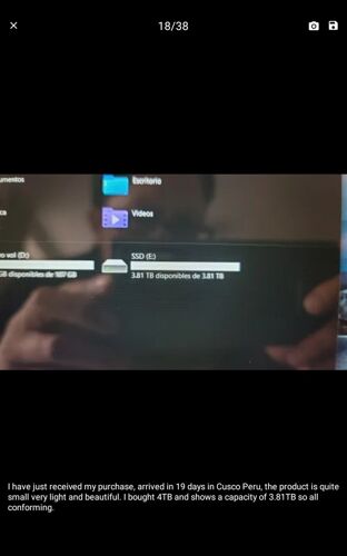 External hard disk 4TB