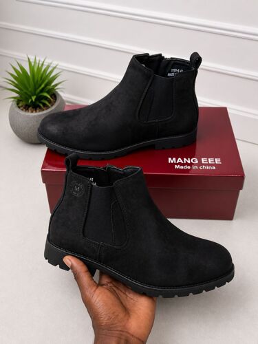 Black Chelsea boots 