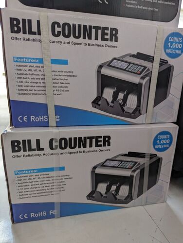 Bill counter detect fake note