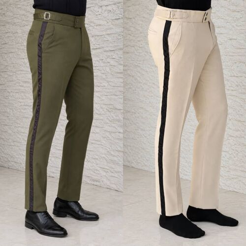Black Stripe tuxedo trousers 