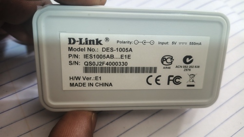 D-LINK 5 PORTS DESKTOP SWITCH