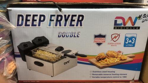 Digiwave Deep Fryer 6Ltr Double 4400W