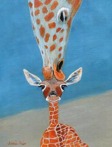 Giraffe painting 