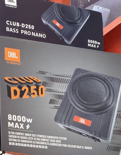 8000 watts JBL UNDER-SEAT   