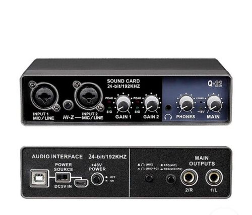 Sound card q-22 . Mpya 1 month