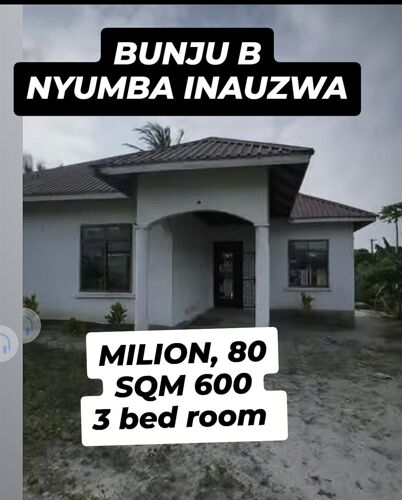 Nyumba inauzwa mbwenj