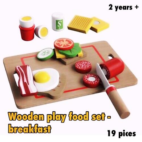 Wooden Play Breakfast Set