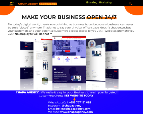 MAKE YOUR BUSINESS OPEN 24/7