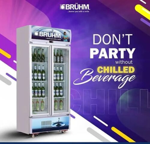 Bruhm showcase fridge 409 ltrs