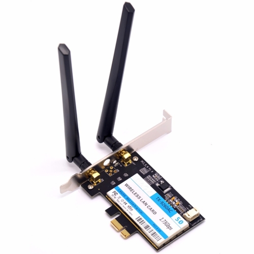 WiFi Adapter + Bluetooth 5.0 WLAN Network Card