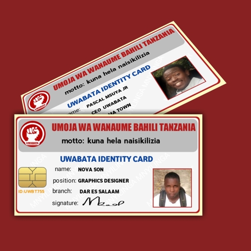 Uwabata ID card tanzania