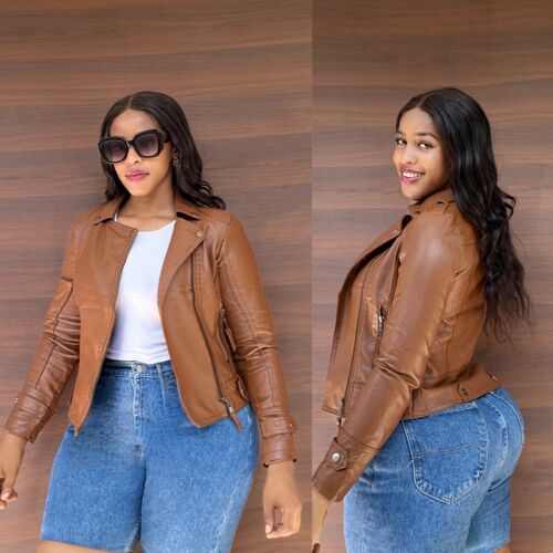 Ladies leather jacket