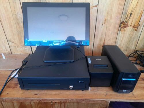 POS system full & cash draw