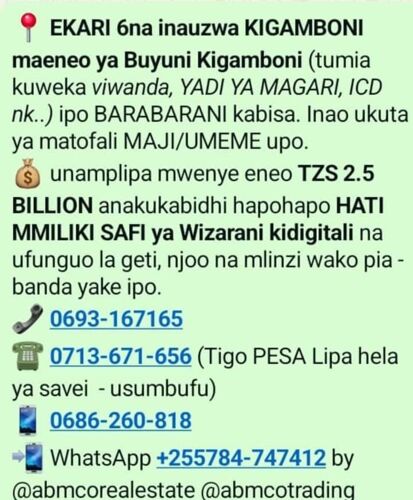 Kigamboni prime location 