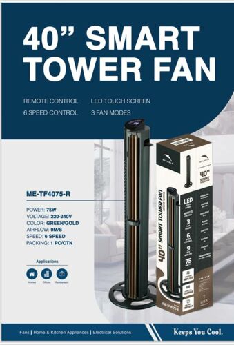 Tower fan inches 40 smart