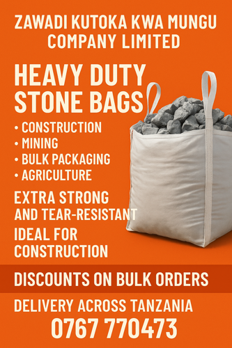 heavy duty stone bag