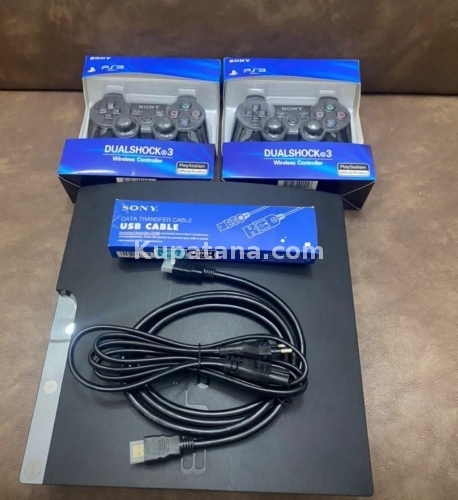 Ps3 Slim With Two Controller | 8 Games Installed 