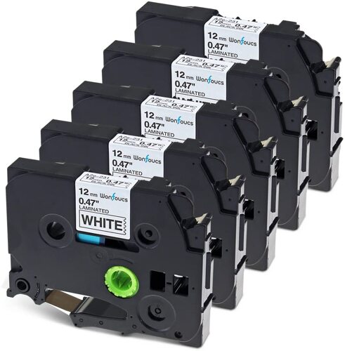 12mm Brother label printer cartridges