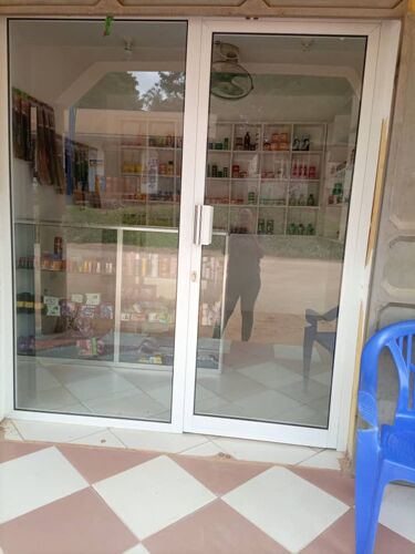 Aluminum door size 6ft Kwa 8ft