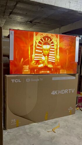 75 TCL 4k HDR TV 