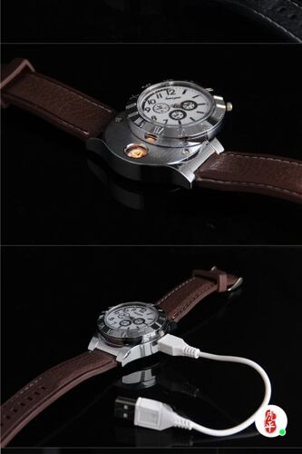 Watch with Lighter 
