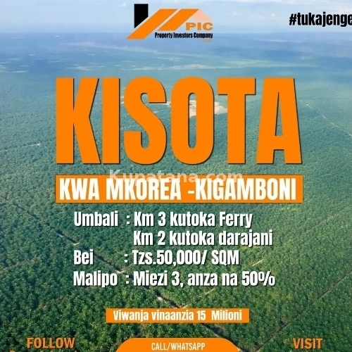 Viwanja Kisota Kigamboni