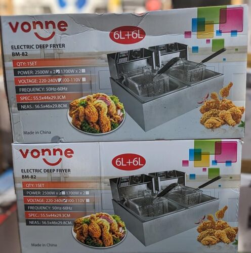 Vonne deep fryer Double