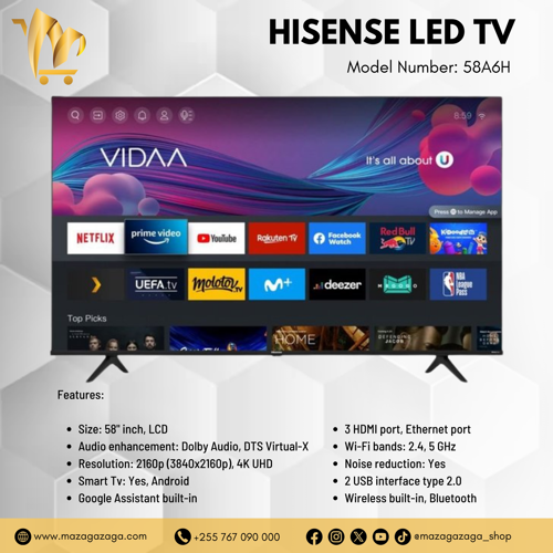 HISENSE-TV 58A6H