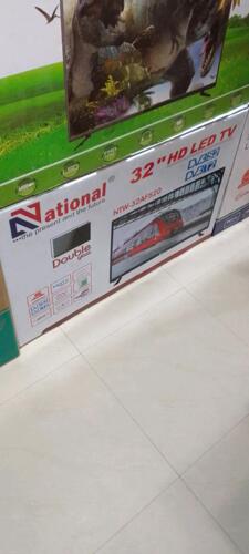 32 national double glass Tv