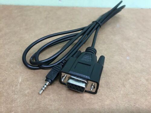 New rs232 db9 female to Stereo 2.5mm Plug cable