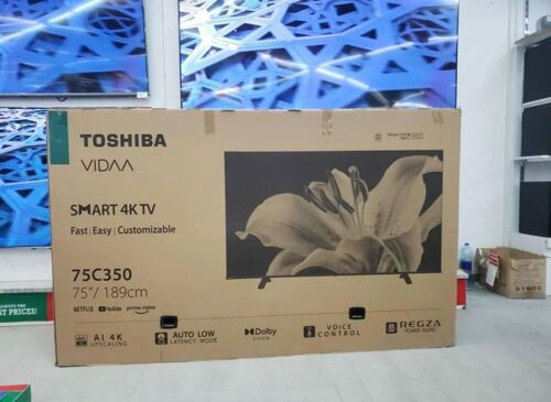 TOSHIBA VIDAA 4k TV inch 75