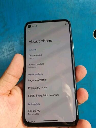 Google pixel 4a