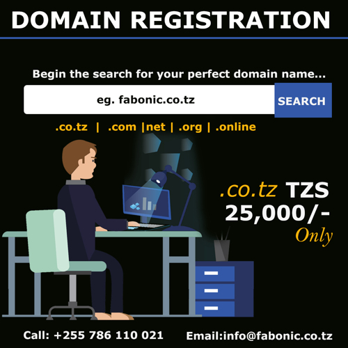 Domain Registratiion in Tanzania