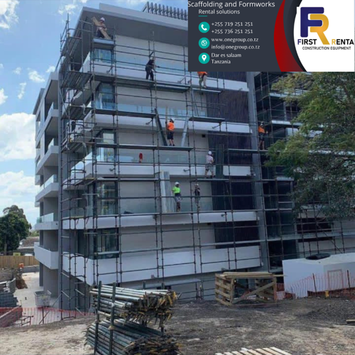 Scaffolding and formworks 