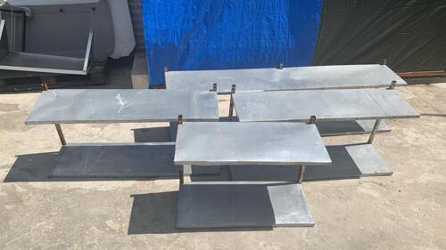 stainless steel wall shelf