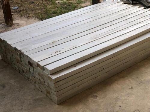 Plastic timber plank white