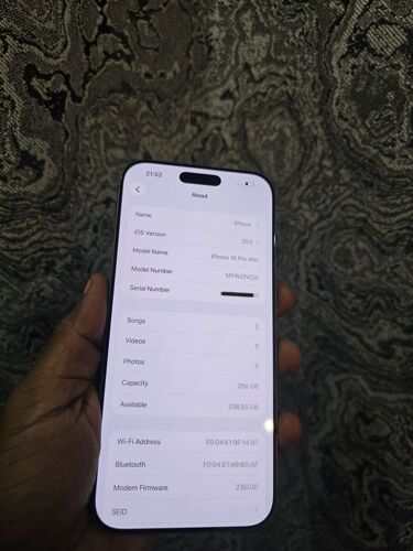 IPhone 16 promax 256gb C/A