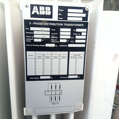 ABB 315kVA Transformer