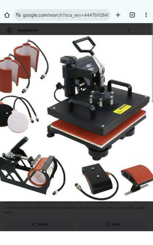 HEAT PRESS 5 in one combo