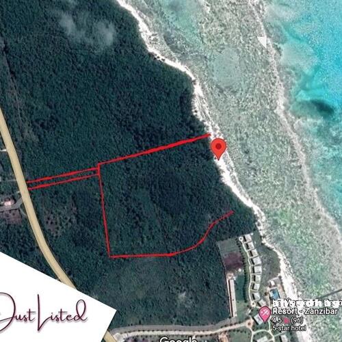 BEACH PLOTS FOR SALE AT ZANZIBAR