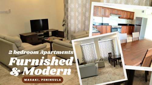 2 Bedroom Ocean View Apartments || Fully furnished || Masaki