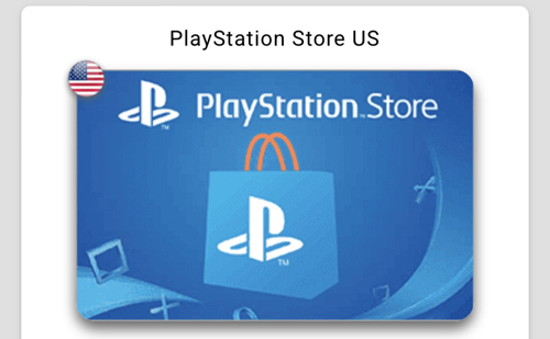 PLAYSTATION GIFT CARDS